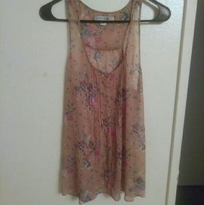 Lightweight sheer like material top